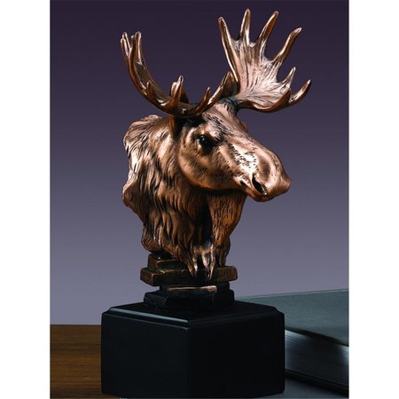 MARIAN IMPORTS Marian Imports 55132 Moose Head Sculpture - 5.5 x 9 in. 55132